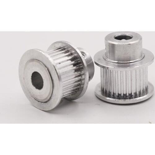 Aluminum Alloy BF Type MXL 30 Teeth 5/6/6.35/7/8/10mm Inner Bore Timing Pulley 7/11mm Width 2.032mm Pitch Synchronous Wheel