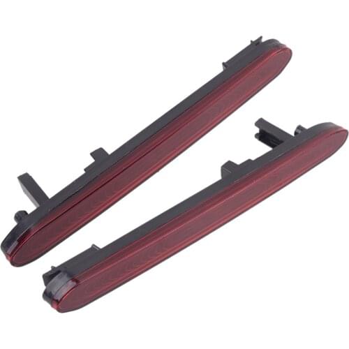 1 Pair 7W 12V LED Car Rear Bumper Reflector Tail Brake Stop DRL Light Red Lens Fit for Acura TSX 2008 2007 2006 2005 2004