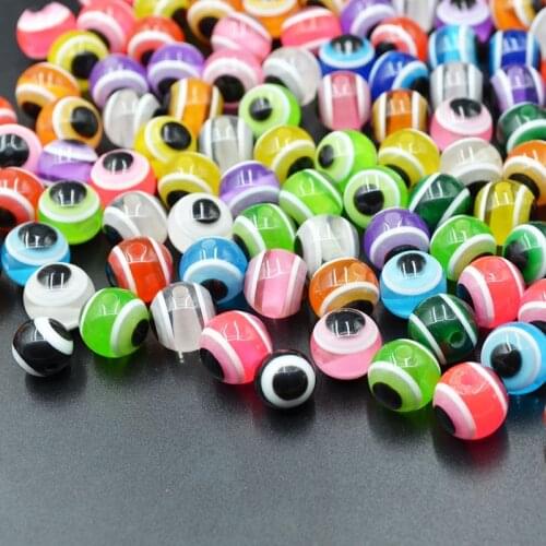 10pcs/lot 3D Fishing Lure Eye Simulation Fly Fishing Artificial Fish Eye Texas Rig Accessory 4mm/6mm/8mm/10mm/12mm DIY Tool J041