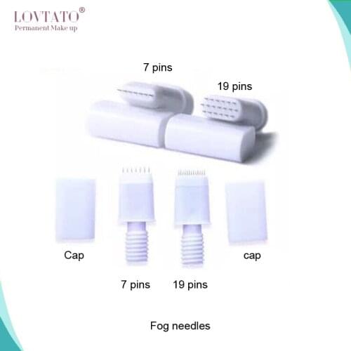 2018 Limited Sale Agulha Shading Needles No Scab Semi-permanent Handmade Microblading Shade 7 Pins And 19 Tattoo Needle 3d