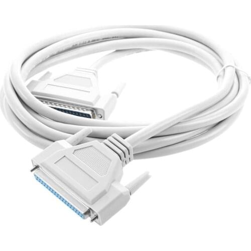 3 Meters 37 Pin Male to Female DB37 Extension Cable offwhite