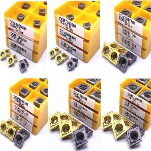 CCMT060204 CCMT060208 CCMT09T304 CCMT09T308 CCMT120404 CCMT120408 VP15TF UE6020 US735 CNC lathe tools with carbide inserts