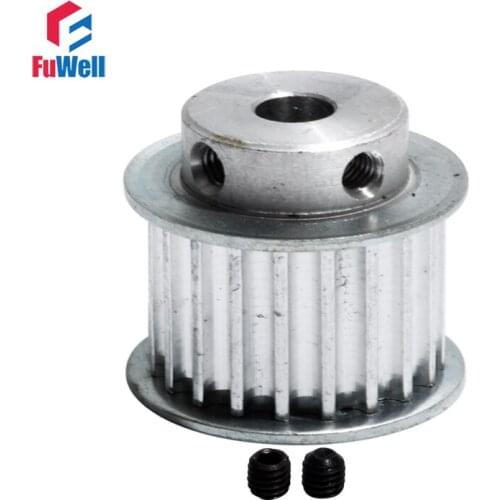 HTD5M Timing Pulley 25T Gear Pulley 21mm Belt Width 6/6.35/7/8/10/12/14/15/20mm Bore 5mm Teeth Pitch 25Teeth Timing Belt Pulley