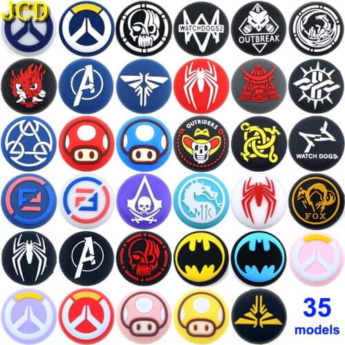 JCD 35models Thumb Stick Grip Cap Joystick Cover Case For Playstation 5 PS5 PS4 PS3 Xbox One 360 Slim Controller