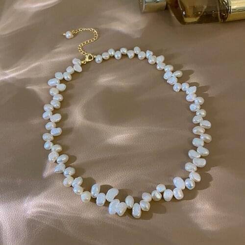 Natural Baroque Pearl short chain Noble And Elegant Chocker Of Pearlce Pearl Necklace for Girl