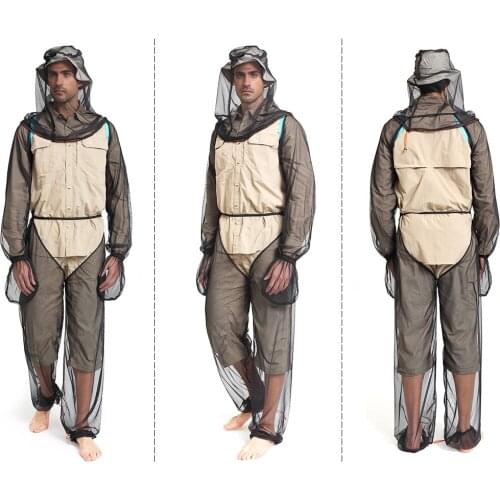 Fishing Suit Mosquito Prevent Suit Camping Clothing Set Mosquito Suit Mosquito Net Suit Head Net Sleeves Pants Insect-Resistant