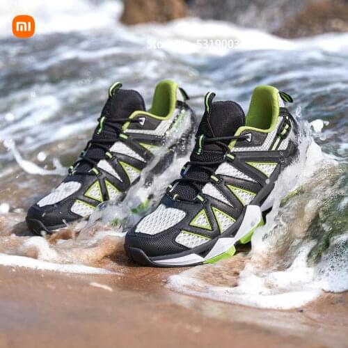 Xiaomi Youpin Rax Casual Shoes Retro Running Shoes Cowhide Shock Absorbing Rubber Xiaomi Eco System Non-slip Sneaker