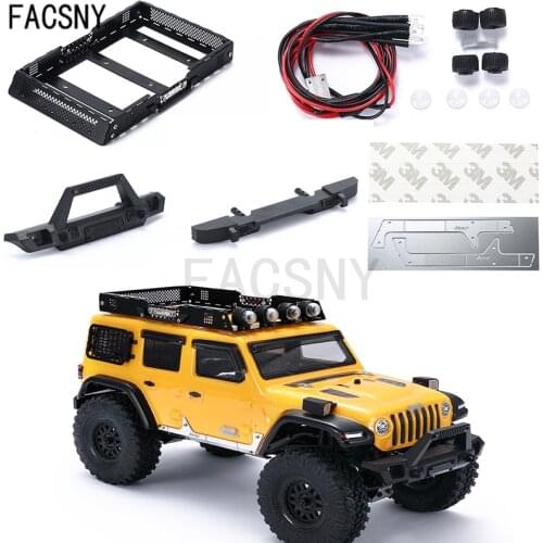 Metal OP Simulated Decoration Accessaries Car Bumper Luggage Rack Diy for 1:24 Axial SCX24 Jeep Wrangler RC Crawler Car Upgrade