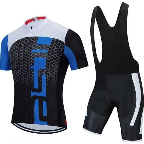 Mens Pro Cycling Jersey Set BIB Gel Shorts 2021 Summet Road Bike Clothing Team Dress Male Bicycle Clothes MTB Suit Uniform Kit