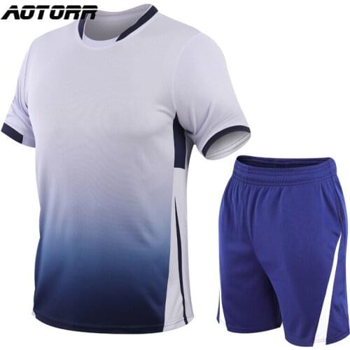 2021 New Sportswear Suits Gym Training Clothes Mens Tracksuit Workout Jogging Set Running Men Short Sleeve Tshirt + Shorts Sets