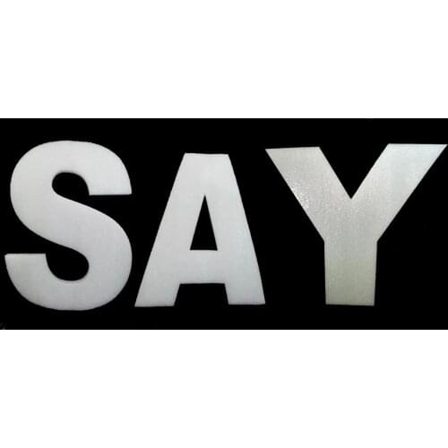 10cm Foam Letter Words DIY White Sponge A-Z 26 Word Art Craft Tool Alphabet Name Letter Combine Marry Me