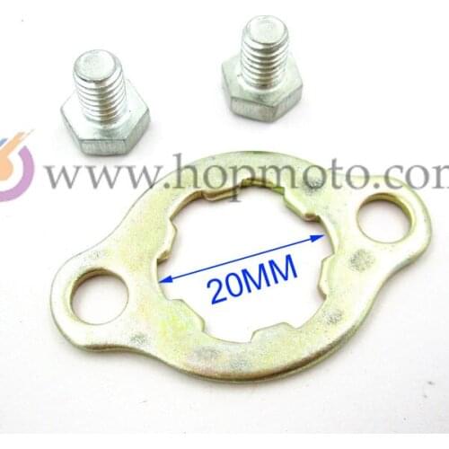 Dirt Bike Pit bike Scooter Motorcycle Engine front Chain sprocket lock 20mm Locking plate fitting gears parts
