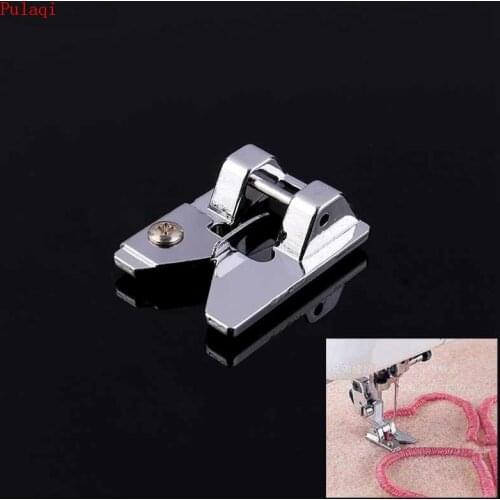 Pulaqi Presser Foot Jacquard Presser Foot Household Sewing Machine Walking Foot for Home Useful Creative Accessories Metal Decor
