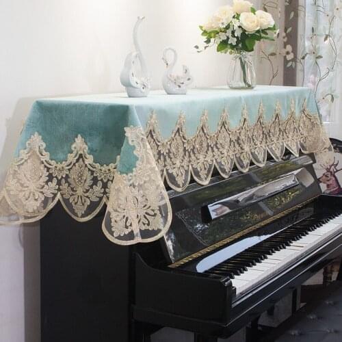 Top Luxury piano cover European Piano Towel Lace Pianos Covers Home Decoration dustproof towel 73 keys keyboard cloth korean