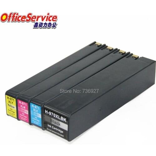 Compatible ink Cartridge For hp970xl 970 971 ,suit For Officejet Pro X451dn X451dw X476dn X476dw X551dw X576dw Printer
