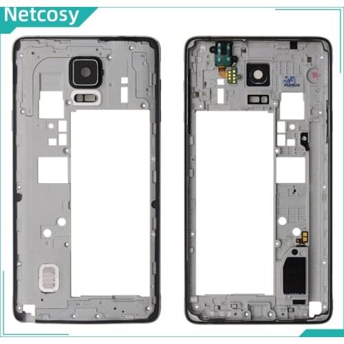 Middle Frame For Samsung Galaxy Note 4 N910 N910F N910C N910G N910A N910H Mid Plate Chassis Housing Cover For samsung Note 4
