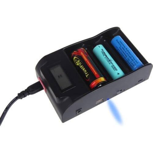 TrustFire TR-008 3.0V 4.2V 18650 25500 26650 26700 32650 Battery Charger with LCD Display Screen
