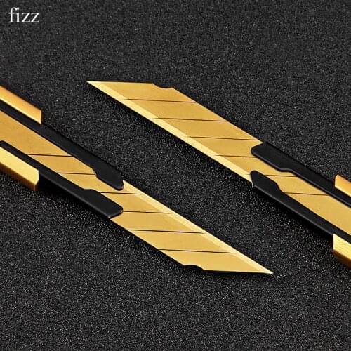 Xiaomi Youpin Aluminum Alloy Utility Knife Art Paper Cutter High Carbon Steel Blade Self-Locking Design Angle With Fracture