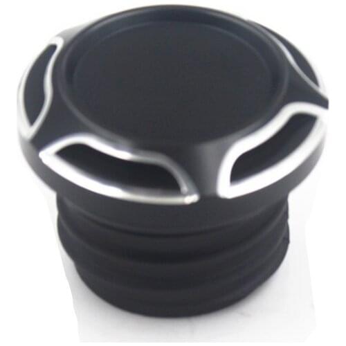 Motorcycle CNC Screw-In Flush Moun Gas Cap Fuel Oil Tank Cover Contrast For Harley Dyna XL1200X Sportster 1200 883