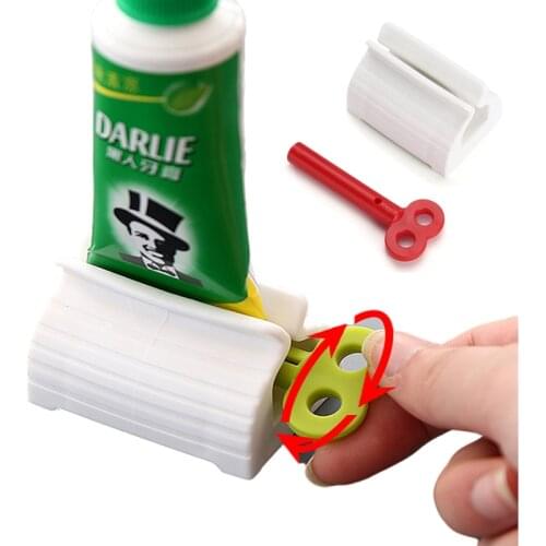 Funny Rolling Toothpaste Dispenser Manual Toothpaste Tube Squeezer Lazy Squeezer Press Tooth Paste Device Bathroom Accessories