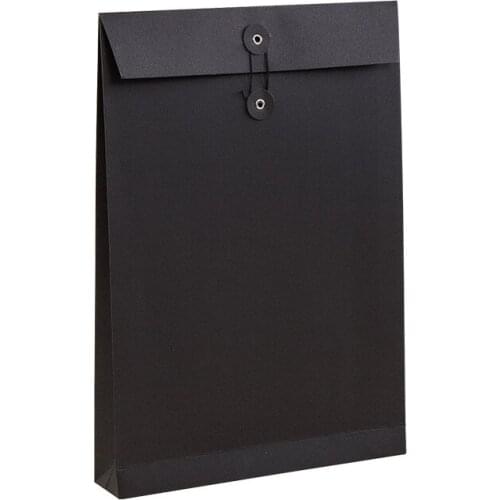 100Pcs/Lot 7 Colors Large Kraft Paper Bag Clothing Bag Packaging T-shirt Short Sleeve Color File Bag Factory Wholesale