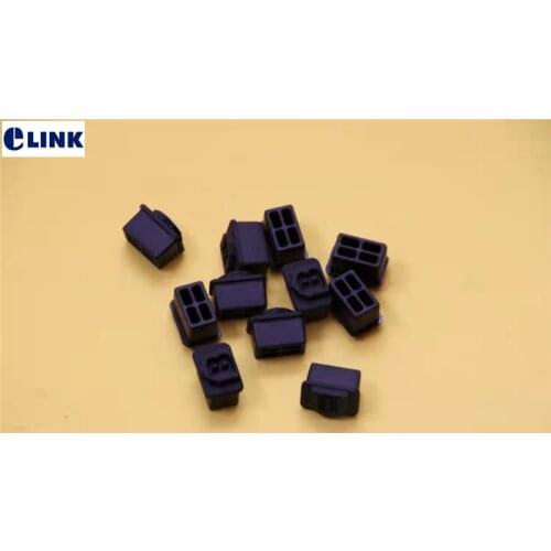 100pcs SFP dust cap for SFP transceiver switch port dust cover black silicone ftth protective plug free shipping ELINK