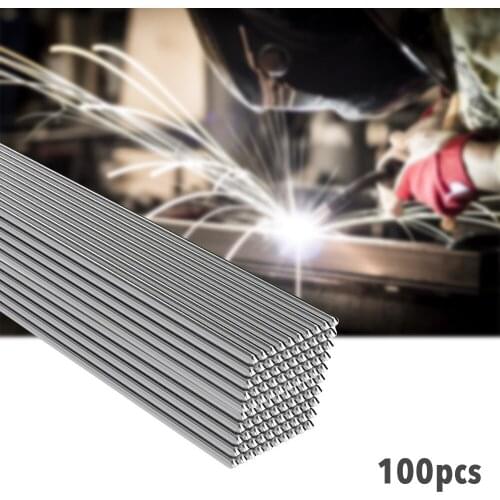 100pcs Light Weight Low Temperature Pure Tin Welding Wire Flux Cored Soldering Rod No Need Solder Powder