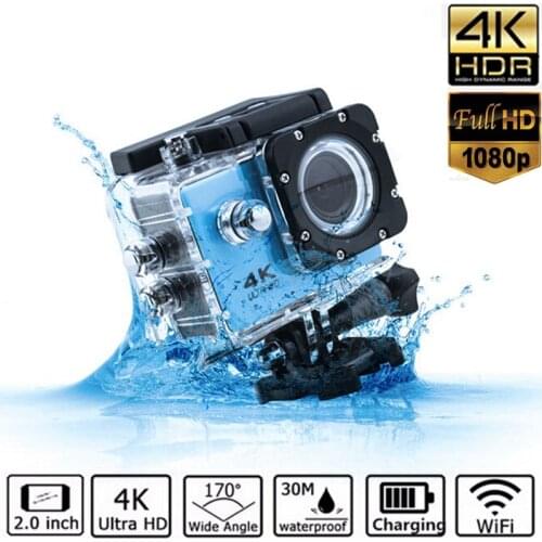 2inch TPS LCP 4K Ultra HD Video Camera FHD 1080P Sports DV UHD Action WiFi Camcorder Anti-shake Cam Wide Angle Go Deportiva Pro