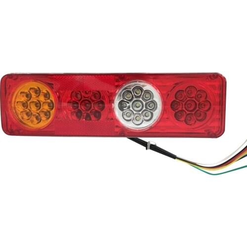 2 Pcs 12V 36 LED Car Waterproof Rear Tail Light Warning Lights Rear Lamps ForTrailer Caravans Turn Signal Lights Brake Light