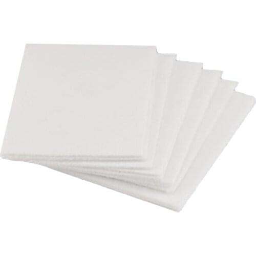 50pcs Microwave Kiln Glass Fusing Paper Ceramic Fiber Papers Jewelry Making