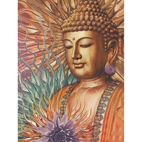 Full Square/Round Drill Diamond Painting "Religious Buddha" DIY Picture of Rhinestone 5D Diamond Embroidery Cross Stitch Decor