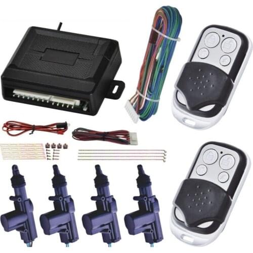 Car Remote Control Central Lock Keyless Entry With Motor System Auto Door Locking Device ACC Detection 12V Universal Anti-Theft