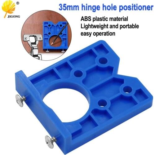 DIY Locator Accurate Woodworking Mounting Hinge Drilling Jig Guide Door Hole Opener Concealed Cabinet Accessories Tool