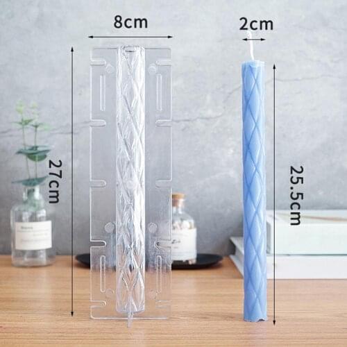 Long Candle Mold PC Candle Mold DIY Aromatherapy Mold Art Ornament Crafts Mould Home Decor