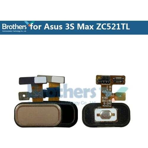 For ASUS Zenfone 3S Max ZC521TL Fingerprint Flex Cable for ASUS ZC521TL Home Button Sensor Flex Cable Phone Replacement Working