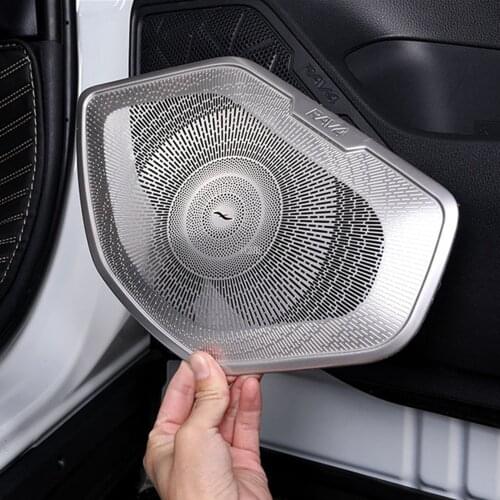 Stainless Steel Horn Cover for Toyota RAV4 XA50 2019 2020 Accesorios