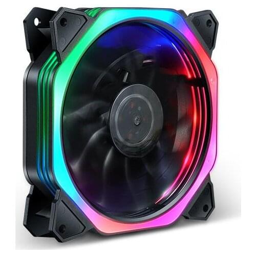 Cpu rgb fan 120mm Fan Computer PC Case Fan RGB Adjust LED Fan Speed 120mm Quiet Remote Computer Cooler Cooling RGB Case Fans
