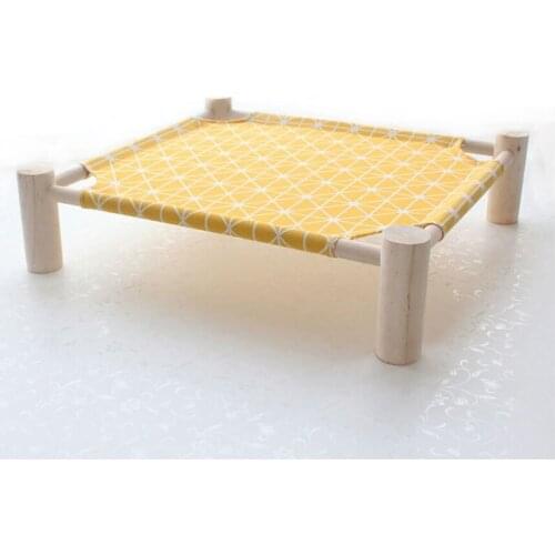 Pet Furniture Elevated Cat Bed House Cats Dog Hammocks Pet Canvas Breathable Beds Pets Supplies Comfortable And Durable