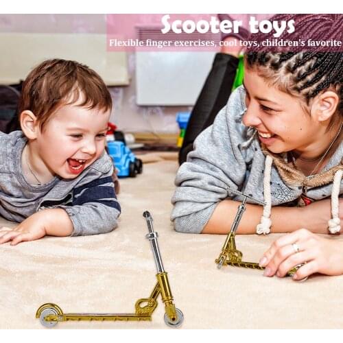 Mini Finger Scooter Bike Toy Skating Board Site Educational Toys For Boys And Girls Simulation Children Plastic Plaything