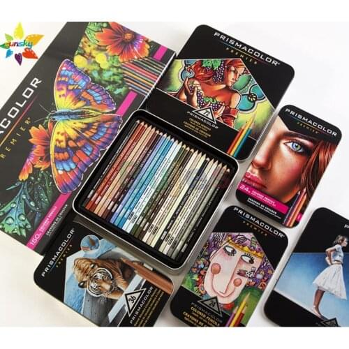 New original 12 24 48 72 132 150 USA prismacolor Premier oil Color pencil sanford artist painting pencil