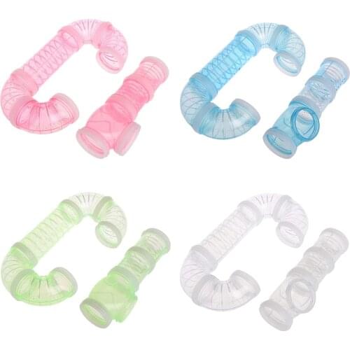 Plastic Training Playing Tools External Tunnel Hamster Toys Multifunctional Hamster Cage Accessories Hamster Pipeline