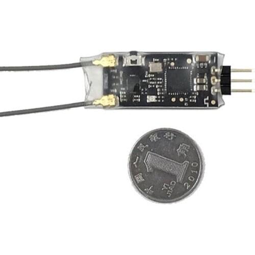 Radiolink R12DSM 2.4G 12 Channels Receiver Mini for Transmitters AT9S AT10 AT10II Support SBUS/PPM