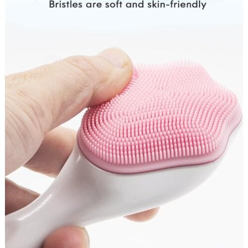 Cute Cat Paw Silicone Facial Wash Brush Facial Cleansing Scrubber Deep Cleaning Exfoliating Skin Massage Acne Blackheadr Remover
