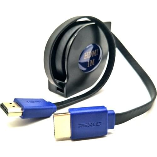 Super Speed 1M 3D 1080P HD Retractable Male HDMI-compatible to Male for HDMI Adapter Cable HDTV Digital Camera 1.8M