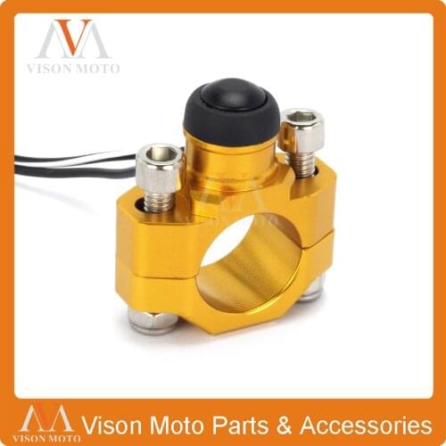 Universal CNC Stop Start Kill Switch Button Rotating Bar Clamp For Suzuki RM85 RM125 RM250 RMZ250 RMZ450 RMX250 DR250 Dirt Bike