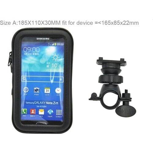 Bicycle Bike Mobile Phone Holder Waterproof Touch Screen Case Bag For Huawei Y6 (2017),For Motorola Moto E4