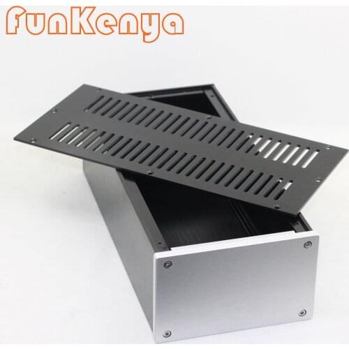 D310 W148 H92 Rear Amplifier Case Aluminum DIY Chassis Power Supply Amp Headphone Box WA46