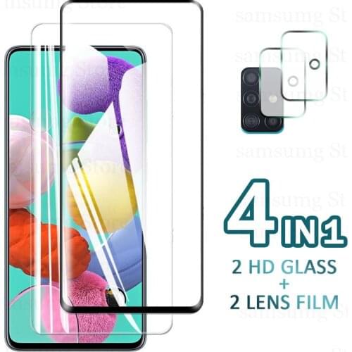 Protective Glass on For Samsung A51 5g Screen Protector Glass for Galaxy A51 Camera Lens Film on Sunsumg A 51 Tempered Glass