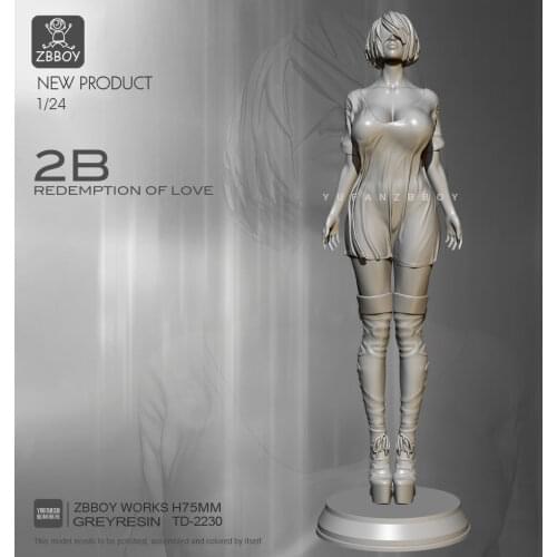 1/24 Resin model kits figure beauty colorless and self-assembled TD-2230