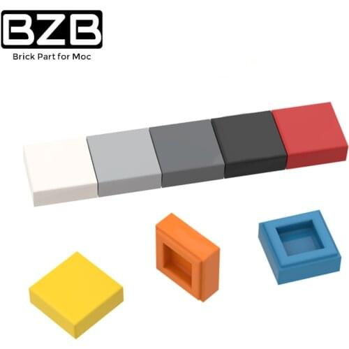 10PCS MOC 3070 30039 1x1 Tile Changeover Catch For Building Block Part DIY Educational Parts Toys Compatible with 3070 Part